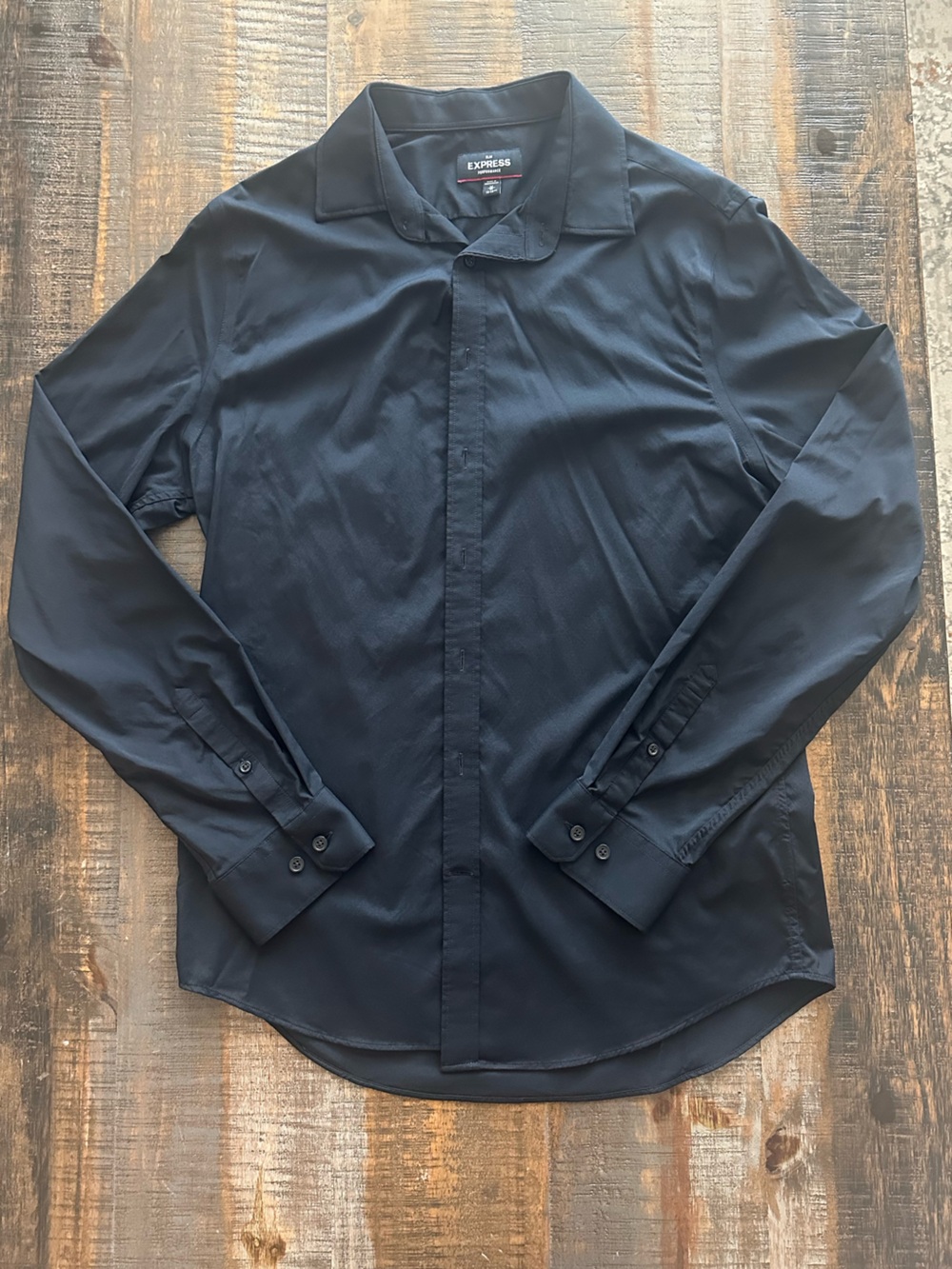 Express Men's Black Dress Shirt